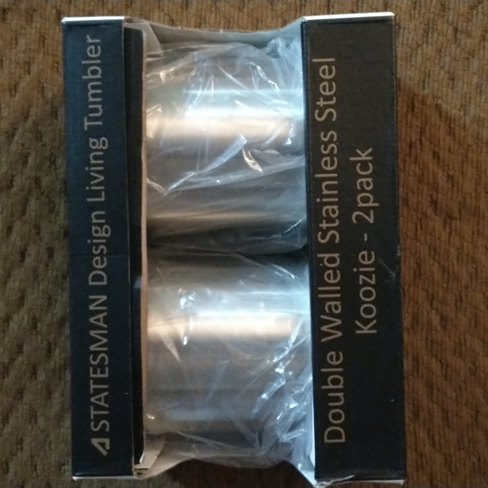 Stainless steel koozie 2 pack